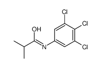 2-methyl-N-(3,4,5-trichlorophenyl)propanamide结构式