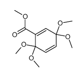 Methyl 2,2,5,5-Tetramethoxy-1,4-cyclohexadienecarboxylate Structure