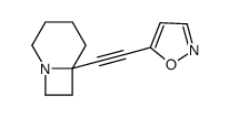 5-[2-(1-azabicyclo[4.2.0]octan-6-yl)ethynyl]-1,2-oxazole结构式