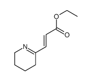 ethyl 3-(2,3,4,5-tetrahydropyridin-6-yl)prop-2-enoate结构式