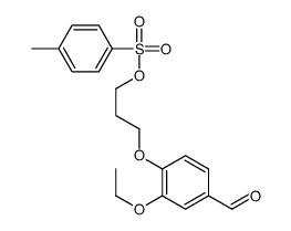 3-(2-ethoxy-4-formylphenoxy)propyl 4-methylbenzenesulfonate结构式