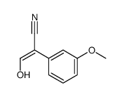 Benzeneacetonitrile, alpha-(hydroxymethylene)-3-methoxy- (9CI) Structure