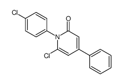6-chloro-1-(4-chloro-phenyl)-4-phenyl-1H-pyridin-2-one Structure