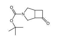 tert-butyl 6-oxo-3-aza-bicyclo[3.2.0]heptane-3-carboxylate structure