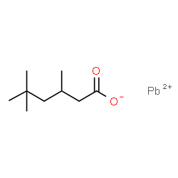 Hexanoic acid, 3,5,5-trimethyl-, lead(2+) salt, basic Structure
