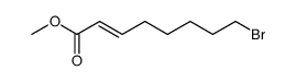 (E)-8-bromooct-2-enoic acid methyl ester结构式