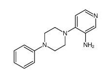 4-(4-Phenyl-1-piperazinyl)-3-pyridinamine结构式