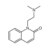 2(1H)-Quinolinone,1-[2-(dimethylamino)ethyl]-(9CI)结构式