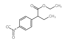 Benzeneacetic acid, a-ethyl-4-nitro-, ethyl ester structure