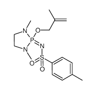 N-[1,3-dimethyl-2-(2-methyl-allyloxy)-2λ5-[1,3,2]diazaphospholidin-2-ylidene]-4-methyl-benzenesulfonamide Structure