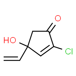 2-Cyclopenten-1-one, 2-chloro-4-ethenyl-4-hydroxy- picture