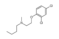 N-[2-(2,4-dichlorophenoxy)ethyl]-N-methylbutan-1-amine结构式