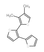 3',4'-Dimethylterthiophene Structure
