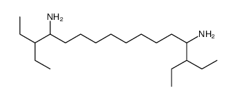 3,14-diethylhexadecane-4,13-diamine Structure