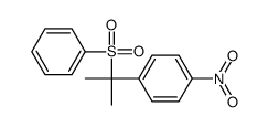 1-[2-(benzenesulfonyl)propan-2-yl]-4-nitrobenzene structure