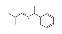 N-isobutylidene-1-phenylethylamine Structure