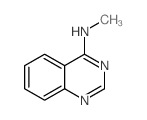 4-Quinazolinamine,N-methyl- Structure