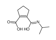 1-Cyclopentene-1-carboxylicacid,2-[[(1-methylethyl)amino]carbonyl]-(9CI) Structure