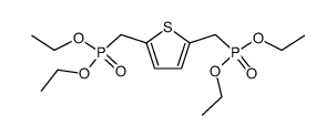 tetraethyl thiophene-2,5-diylbismethylphosphonate结构式