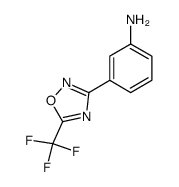3-(5-(trifluoromethyl)-1,2,4-oxadiazol-3-yl)aniline Structure