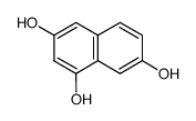 2,6,8-Trihydroxy-naphthalin Structure