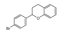 2-(4-bromophenyl)-3,4-dihydro-2H-chromene结构式