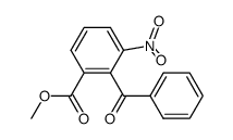 2-Benzoyl-3-nitrobenzoic acid methyl ester结构式