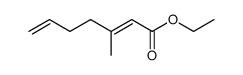 ethyl (E)-3-methyl-2,6-heptadienoate结构式