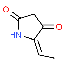 2,4-Pyrrolidinedione,5-ethylidene-(9CI)结构式