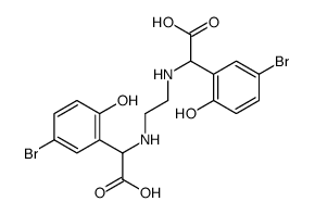 5-bromo-ethylenediamine-N,N'-bis(2-hydroxyphenylacetic acid) structure