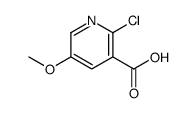 2-CHLORO-5-METHOXYNICOTINIC ACID Structure