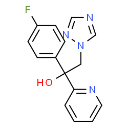 1-(4-FLUORO-PHENYL)-1-PYRIDIN-2-YL-2-[1,2,4]TRIAZOL-1-YL-ETHANOL Structure