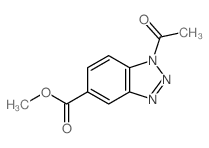 1H-Benzotriazole-5-carboxylicacid, 1-acetyl-, methyl ester picture