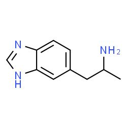 1H-Benzimidazole-5-ethanamine,-alpha--methyl- (9CI)结构式