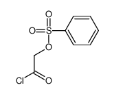 (2-chloro-2-oxoethyl) benzenesulfonate Structure