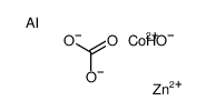 zinc,aluminum,cobalt(2+),carbonate,hydroxide Structure