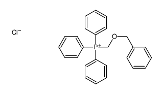 Phosphonium triphenyl ([phenylmethoxy]methyl)-chloride structure