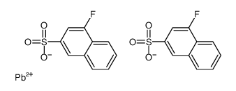 4-fluoronaphthalene-2-sulfonate,lead(2+) Structure