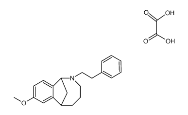 2'-methoxy-2-(2-phenylethyl)-1,2,3,4,5,6-hexahydro-1,6-methano-2-benzazocine oxalate Structure