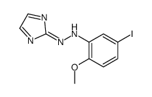 N-(imidazol-2-ylideneamino)-5-iodo-2-methoxyaniline Structure