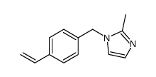 1-[(4-ethenylphenyl)methyl]-2-methylimidazole Structure
