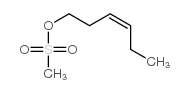 1-Mesyloxy-3(Z)-hexene Structure