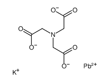 potassium,2-[bis(carboxylatomethyl)amino]acetate,lead(2+) Structure