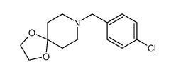 8-(4-chloro-benzyl)-1,4-dioxa-8-aza-spiro[4.5]decane Structure