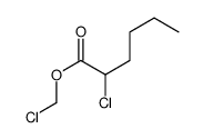 chloromethyl 2-chlorohexanoate结构式