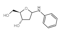 2-Deoxy-N-phenyl-D-erytho-pentofuranosylamine Structure