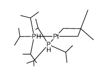 bis(triisopropylphosphine)-3,3-dimethylplatinacyclobutane结构式