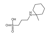 3-[(1-methylcyclohexyl)amino]propane-1-sulfonic acid结构式