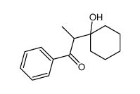 2-(1-hydroxycyclohexyl)-1-phenylpropan-1-one Structure