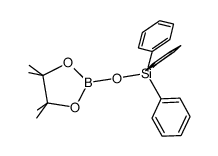 2-triphenylsiloxy-4,4,5,5-tetramethyl-1,3,2-dioxaborolane Structure